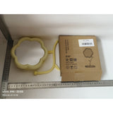 Oglindă de Machiaj pentru Birou, Flippy, Rotativă, Detasabilă, Model de Floarea Soarelui, Suport pentru Inele, cu Depozitare, Galbena