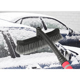 Perie De Zapada Cu Racleta Pentru Masina Rosie | SnowGrip - vivimall.ro