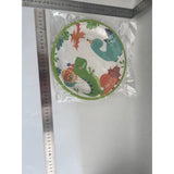 Set 10 Farfurii de Carton Happy Birthday, Vivimall, 23 cm, Tematica Aniversare, Model Dinozauri, Multicolor - vivimall.ro