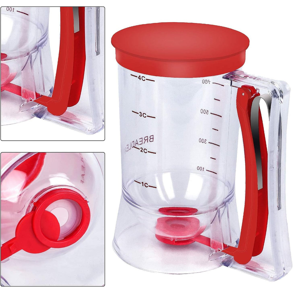 Recipient turnare aluat 900 ml, mâner ergonomic | MixTool - vivimall.ro