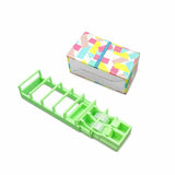 Dispenser de Banda Adeziva, Vivimall, Suport pentru Banda Adeziva pentru Birou, Scoala, din Plastic, 15,5 x 7,7 x 7,4 cm, Verde - vivimall.ro