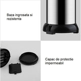 Dispenser pentru Sapun Lichid/Dezinfectant, Vivimall, cu Senzor Infrarosu de Miscare, din Otel Inoxidabil, 250 ml, 19 x 11 cm, Gri - vivimall.ro