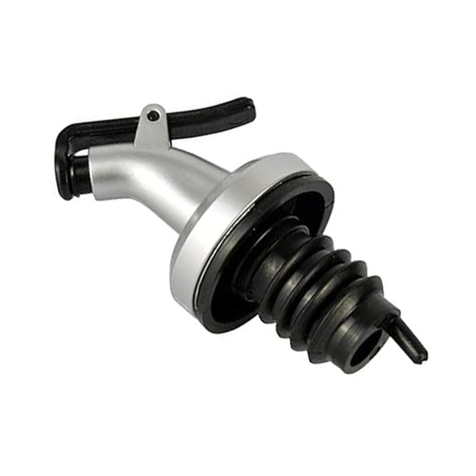 Picurator cu Dop pentru Sticla, Vivimall, Dop Dispenser pentru Ulei Sosuri, 8.5 x 3 cm, Argintiu - vivimall.ro