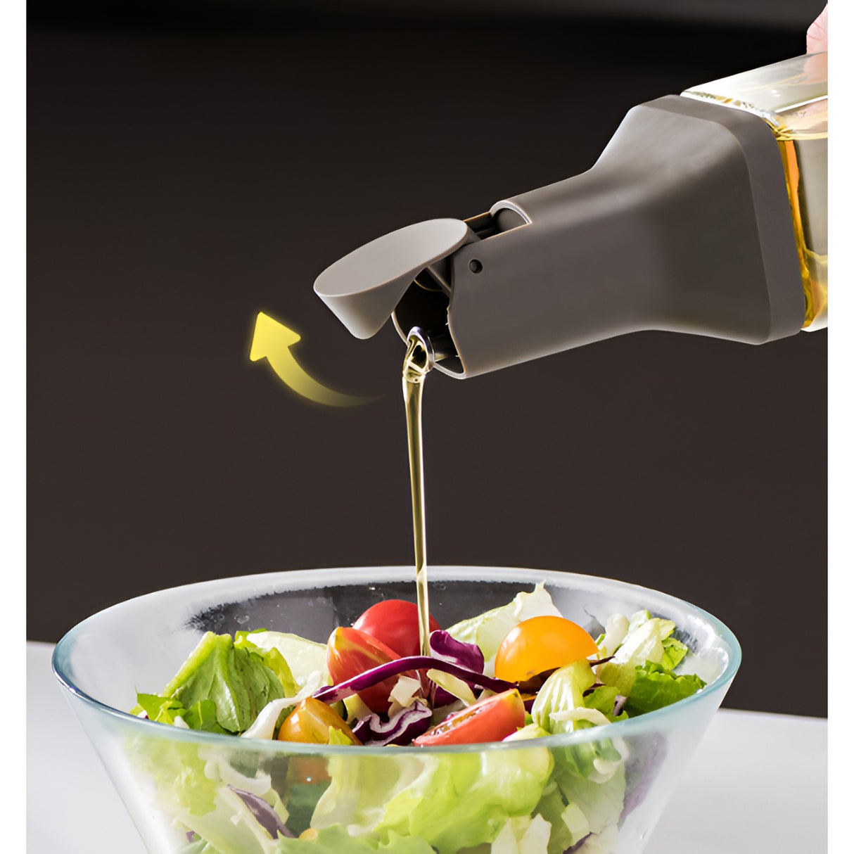 Dispenser Pentru Ulei, Deschidere Si Inchidere Automata A Rezervorul, Cu Inductie Gravitationala, 500 Ml, 29.5X6X6 Cm - vivimall.ro