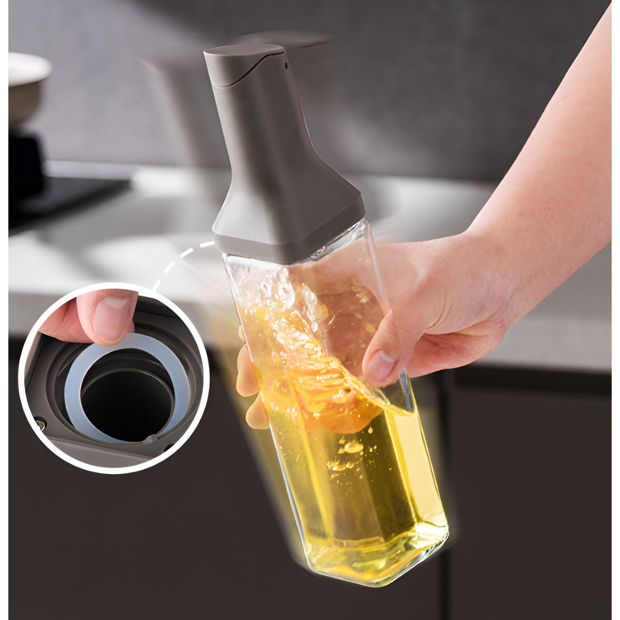 Dispenser ulei automat inductie grav | OilFlow - vivimall.ro