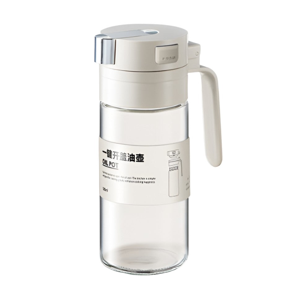 Dispenser Pentru Ulei, Deschidere Si Inchidere Automata A Rezervorul, Cu Inductie Gravitationala, 550 Ml, 12X7.6X20.5 Cm - vivimall.ro