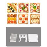 Dispozitiv De Feliat Paine, Grosime 1 Cm, Pliabil, Din Abs, 16 X 15 X 14.5 Cm, Alb - vivimall.ro