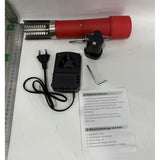 Dispozitiv Electric de Curatare Solzi Peste, Flippy, din Otel Inoxidabil, 28 x 5 cm, Rosu