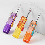 Dispozitiv pentru Descusut, Flippy, Taietor de Etichete, 1.7 x 7 cm, Pliabil, din Plastic, Mov