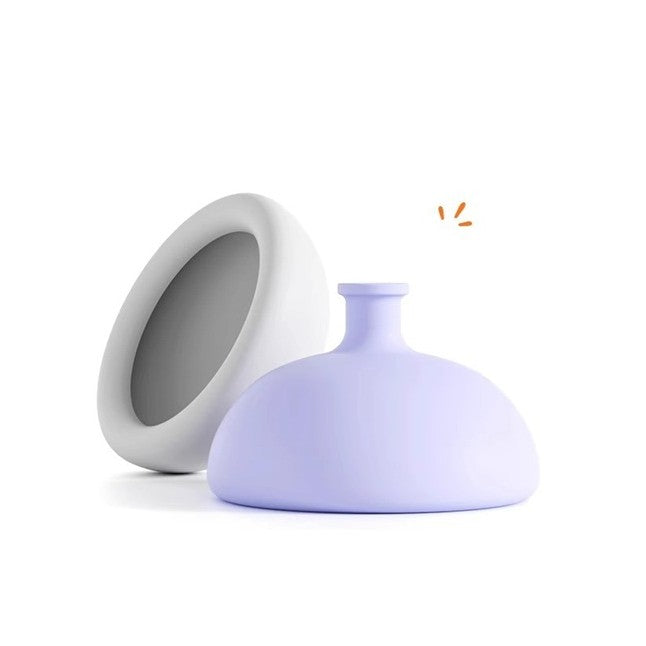 Dispozitiv Terapeutic Sputa, Vivimall, Cupa pentru Terapie Toracica, Dispozitiv de Eructare, pentru Adulti si Copii, 10 x 6.5 cm, din Silicon, Transparent - vivimall.ro