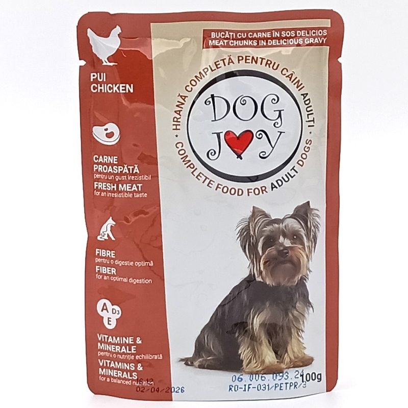 Hrana Umeda pentru Caini, DOG JOY, Pui, 100 g - vivimall.ro