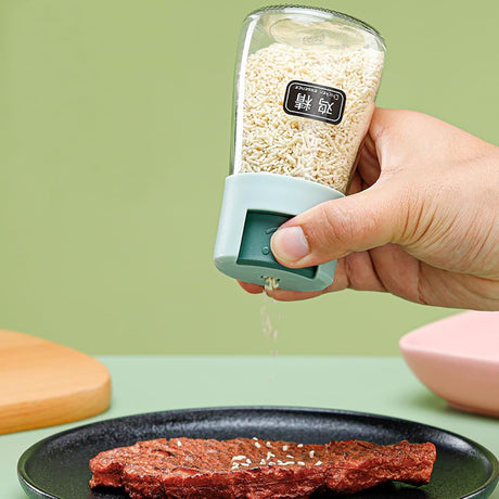 Dozator Condimente, Vivimall, din Stilca, 180 ml, Rezistenta la Umidiate, 11.3 x 6.4 cm, Masura 5g, Verde - vivimall.ro