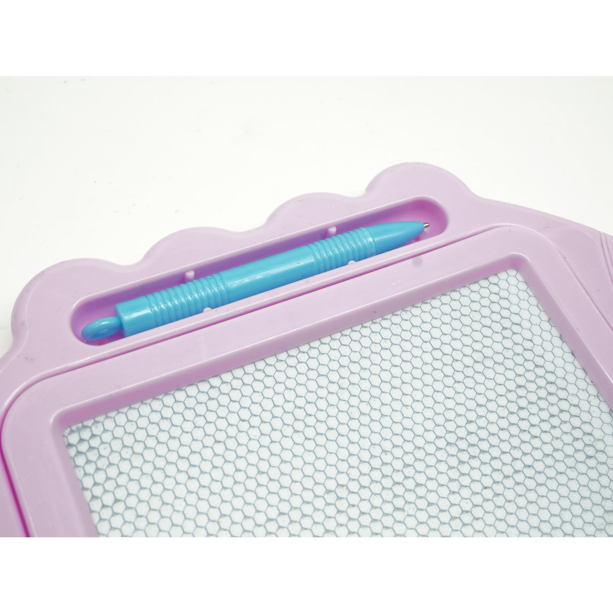 Tabla Magnetica Pentru Desen Pix, Forma Dreptunghi, Dimensiuni 23X17 Cm, Dezvolta Creativitatea, Cu Picioare Suport, Roz Pal - vivimall.ro