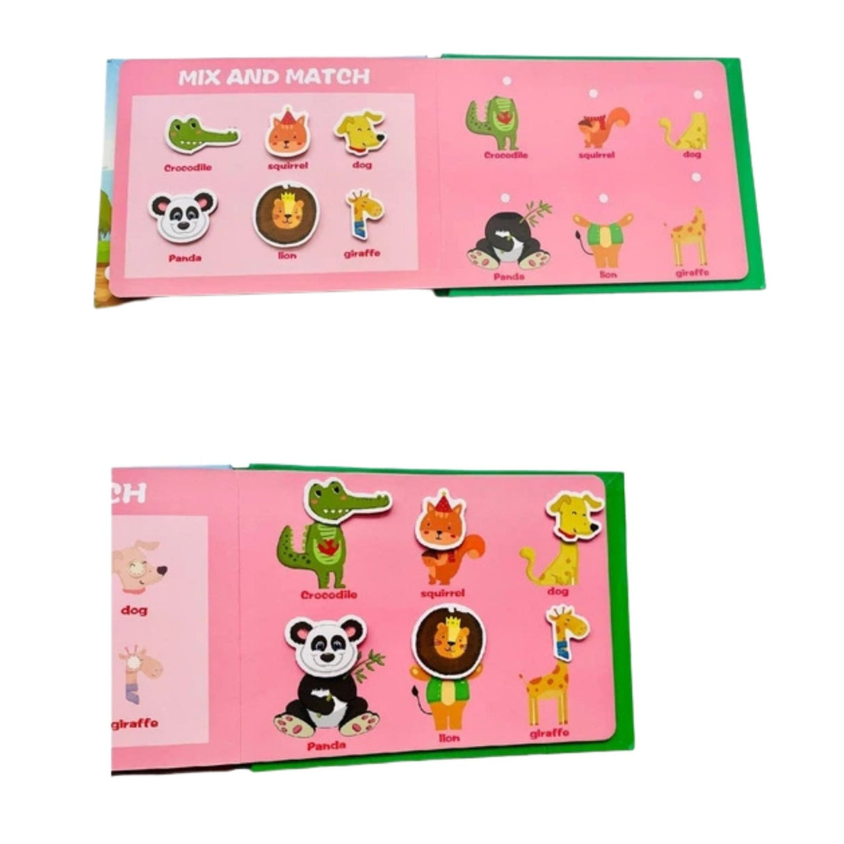 Carte Educativa cu Stickere Reutilizabile, Flippy, Quiet Book Senzoriala cu Pagini Interactive, Puzzle, Joc Montessori, Seria ''Lumea Animalelor'', Dezvolta Motricitatea Fina si Logica, Quiet Book pentru Invatare Timpurie, 3 ani, Multicolor - vivimall.ro