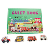 Carte Educativa cu Stickere Reutilizabile, Flippy, Quiet Book Senzoriala cu Pagini Interactive , Joc Montessori, Seria ''Vehicule si Masini'', Puzzle, Dezvolta Motricitatea Fina si Logica, Quiet Book pentru Invatare Timpurie, 3 ani, Multicolor - vivimall.ro