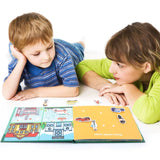 Carte Educativa cu Stickere Reutilizabile, Flippy, Quiet Book Senzoriala cu Pagini Interactive , Joc Montessori, Dezvolta Motricitatea Fina si Logica, Quiet Book pentru Invatare Timpurie, 3 ani, Multicolor - vivimall.ro