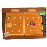 Carte Educativa cu Stickere Reutilizabile, Flippy, Busy Book Senzoriala cu Pagini Interactive , Joc Montessori, Seria ''Viata la Ferma'', Dezvolta Motricitatea Fina si Logica, Carte pentru Invatare Timpurie, 3 ani, Multicolor - vivimall.ro