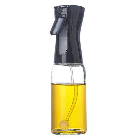 Pulverizator pentru Ulei, Otet sau Alte Lichide, Vivimall, Reincarcabil, Multifunctionale, Capacitatea 200 ml, Material Plastic, Culoare Negru - vivimall.ro