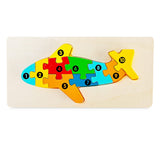 Puzzle din Lemn 3D Montessori, Flippy, Jucarie Educativa pentru Copii, 0-3 Ani, Vopsea Ecologica, Dezvolta Motricitatea Fina, Coordonarea, Logica,  11 Piese, Model Avion, Multicolor - vivimall.ro