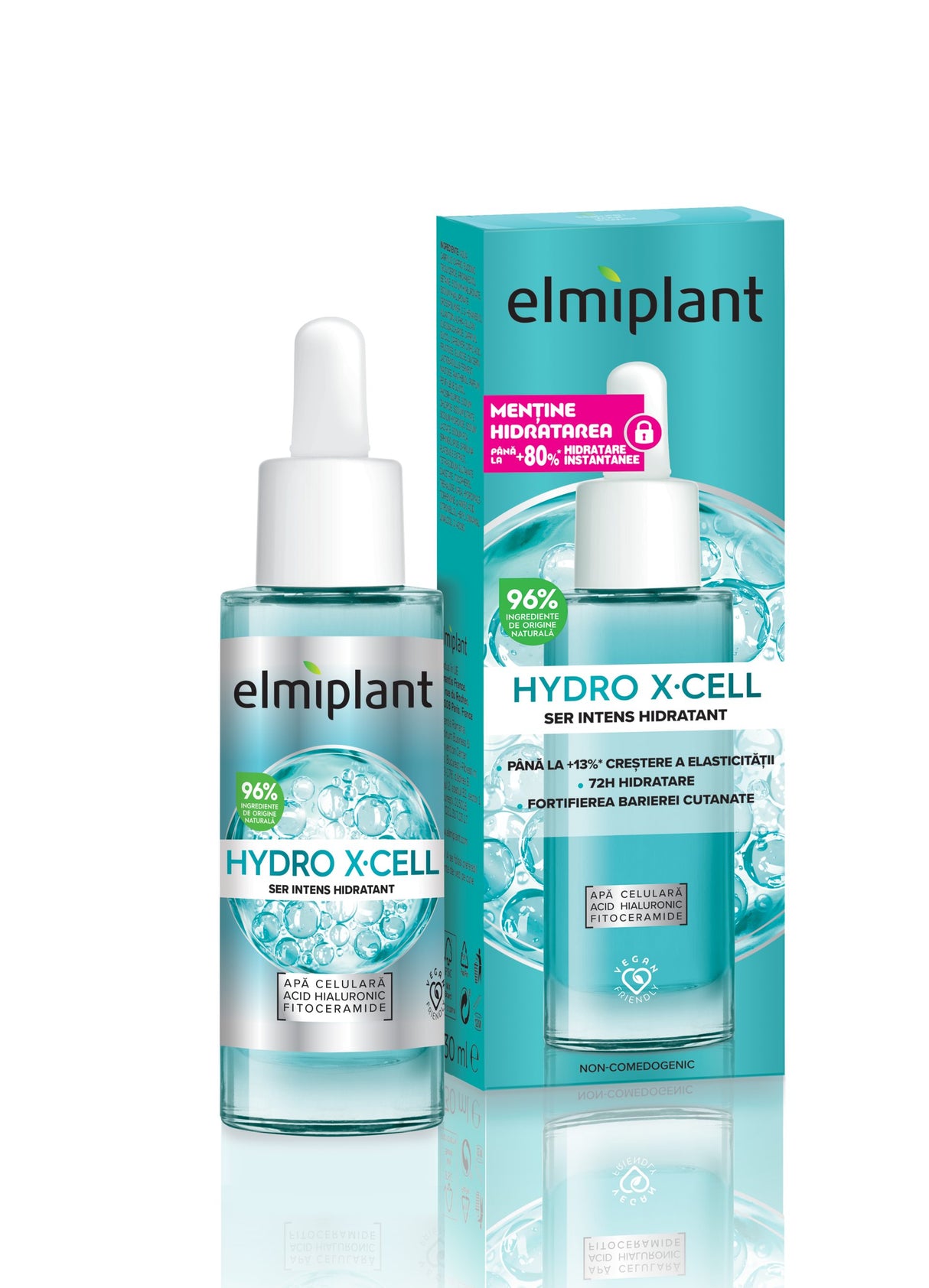 Ser Intens si Hidratant, Elmiplant, Hydro X-Cell, 30 ml - vivimall.ro