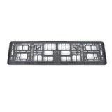 Suport Placute de Imatriculare, Flippy, Standard European XC-W341, din Plastic, Rama pentru Placute,  52.7 x 13 x 1.2 cm, Negru - vivimall.ro