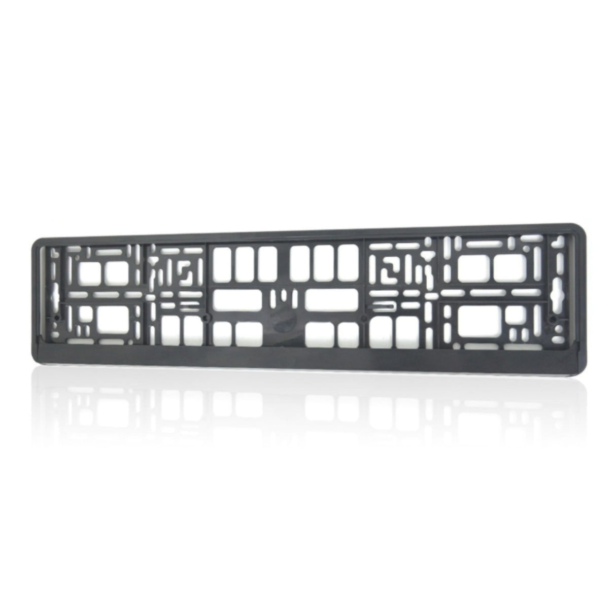 Suport Placute de Imatriculare, Flippy, Standard European XC-W341, din Plastic, Rama pentru Placute,  52.7 x 13 x 1.2 cm, Negru - vivimall.ro