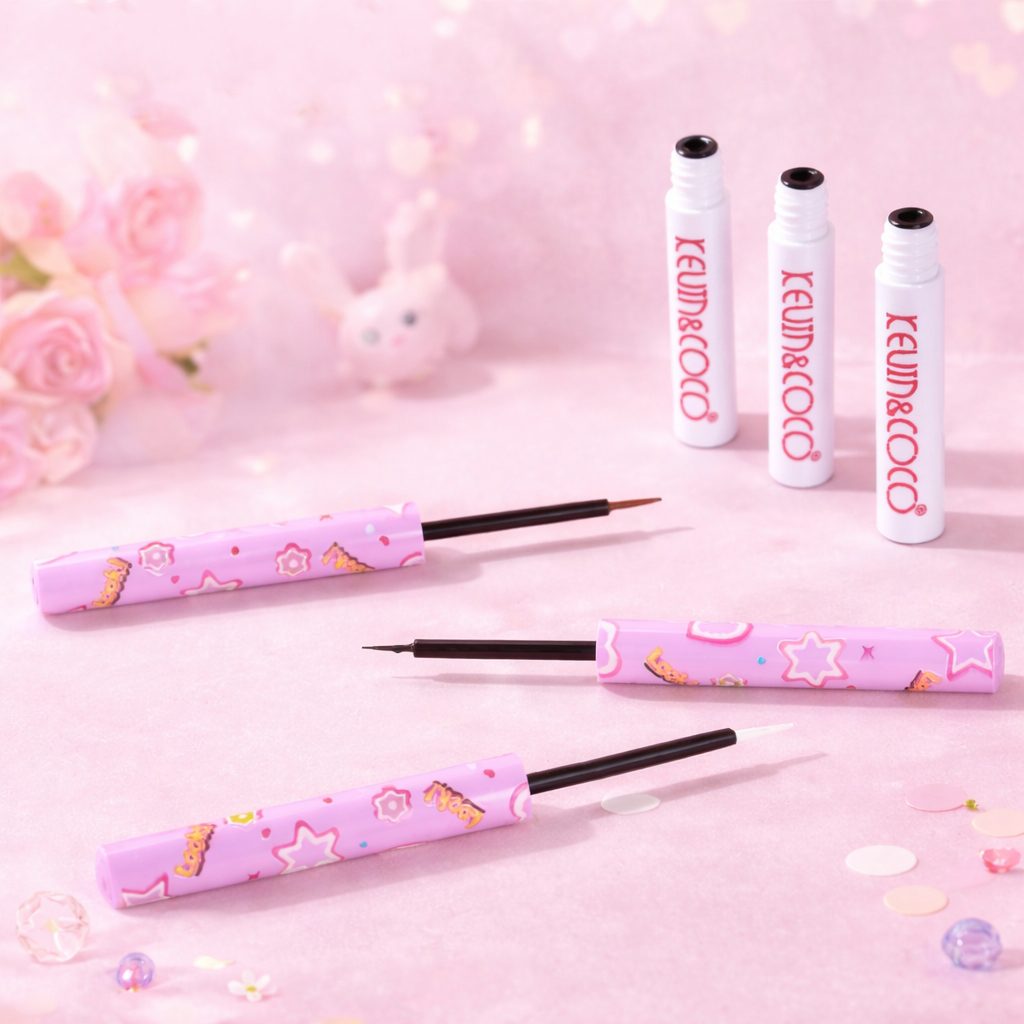 Tus Lichid pentru Ochi, Kevin&Coco, Eyeliner cu Pensula, 1.5 ml, Nuanta 3, Alb - vivimall.ro