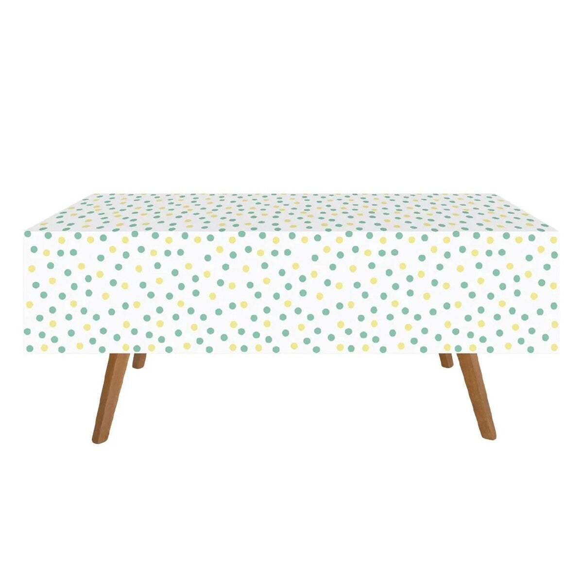 Fata de Masa Dreptunghiulara, Vivimall, Colectia LA MULTI ANI, 137 x 274 cm, din Plastic PE, Impermeabila, Multicolor - vivimall.ro