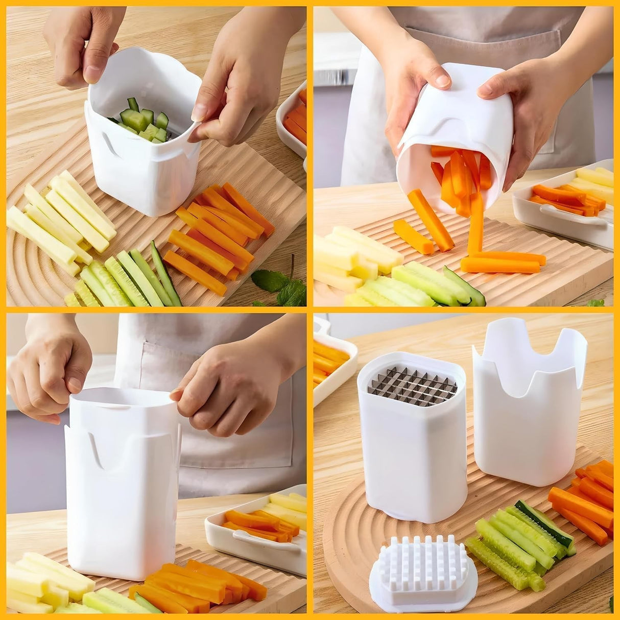 Feliator De Fructe Si Legume, Din Plastic Si Otel, Mecanic, Taiere 1.2 Cm Grosime, 14 X 9.5 X 8 Cm, Alb - vivimall.ro