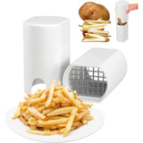 Feliator De Fructe Si Legume, Din Plastic Si Otel, Mecanic, Taiere 1.2 Cm Grosime, 14 X 9.5 X 8 Cm, Alb - vivimall.ro