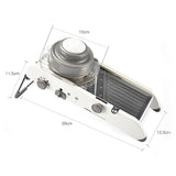 Feliator Manual Multifunctional, Vivimall, Usor de Folosit, pentru Legume, Fructe, Razatoare, Otel Inoxidabil, Accesoriu Bucatarie, 39 x 11.5 x 12.5 cm Alb - vivimall.ro