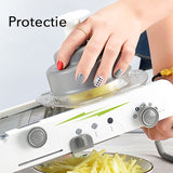 Feliator Manual Multifunctional, Usor De Folosit, Pentru Legume, Fructe, Razatoare, Otel Inoxidabil, Accesoriu Bucatarie, 39 X 11.5 X 12.5 Cm Alb - vivimall.ro