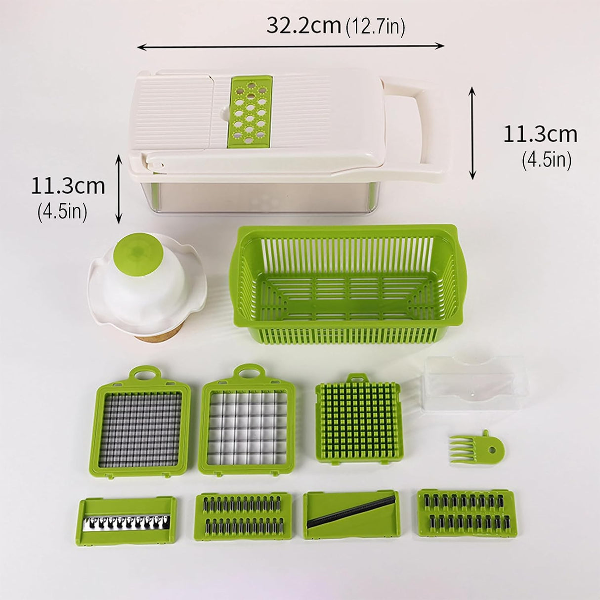Feliator legume fructe 8 in 1 cu recipiente | EasyPrep - vivimall.ro