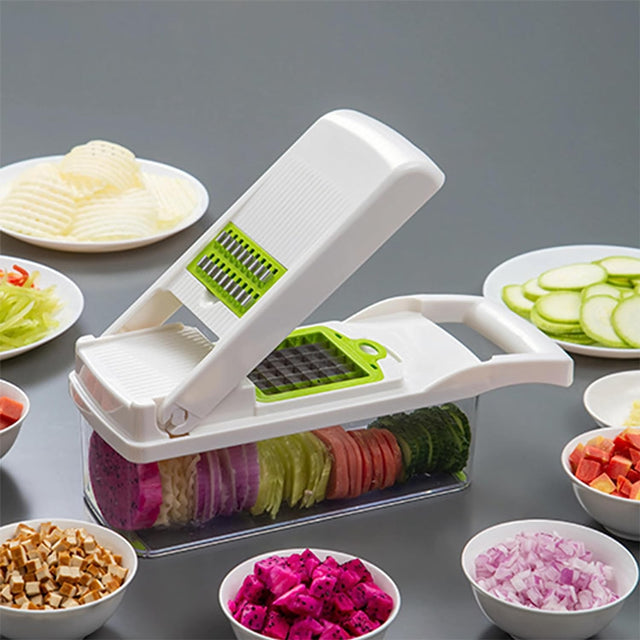 Feliator legume fructe 8 in 1 cu recipiente | EasyPrep - vivimall.ro