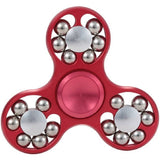 Fidget Spinner 18 Balls, Rosu - vivimall.ro