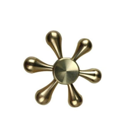 Fidget Spinner, Demontabil, Metalic, Hexagon, Auriu - vivimall.ro
