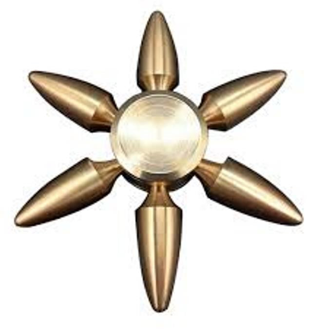 Fidget Spinner Model Gloante Auriu 1 - vivimall.ro