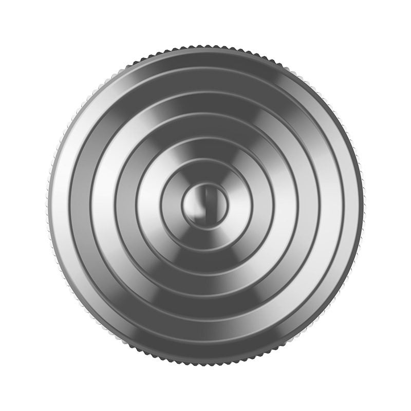 Fidget Spinner Titirez Anti Stress, Flippy, Tip Pandativ / Breloc, Ondulatii Mari, Otel Inoxidabil, 30x30x8 mm, Argintiu - vivimall.ro