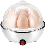 Fierbator de Oua Electric, Flipppy, Capacitate 7 oua, Aparat de fiert oua, 220V, Oprire Automata, 3 Moduri de Fiert Oua, 15 x 15 x 15 cm, Culoare Alb - vivimall.ro