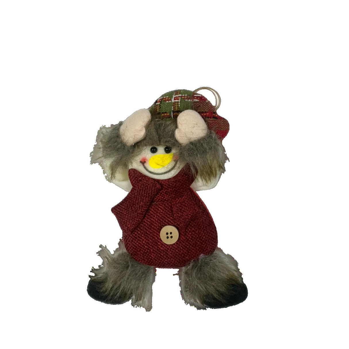 Figurina de Craciun, Vivimall, pentru Brad, Tip Om de Zapada, 5 x 7 cm, Multicolor - vivimall.ro