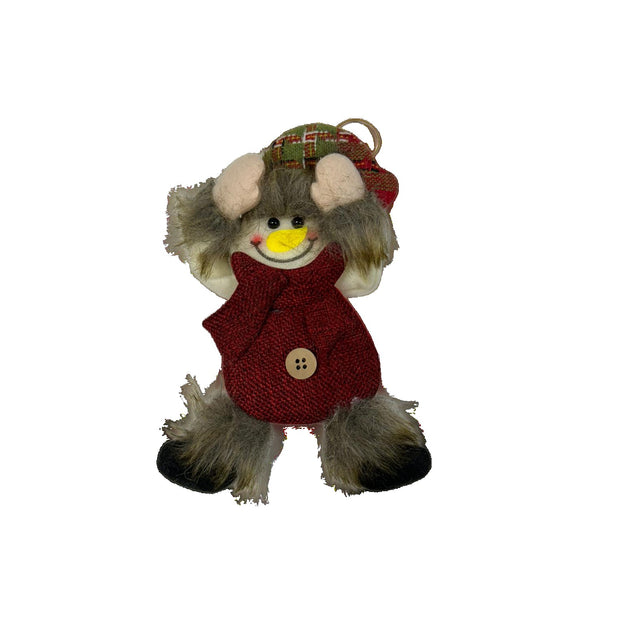 Figurina de Craciun, Vivimall, pentru Brad, Tip Om de Zapada, 5 x 7 cm, Multicolor - vivimall.ro