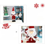 Figurina Craciun, Mos Craciun, rosu, inaltime 55 cm - vivimall.ro