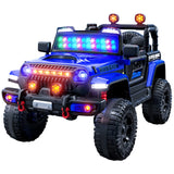 Mașina Electrica pentru Copii, Off-Road, Conectare Bluetooth, telecomanda, Tracțiune Integrala, Lumina Intermitenta, Baterie 12V 7Ah, 120x63x68cm, Alb