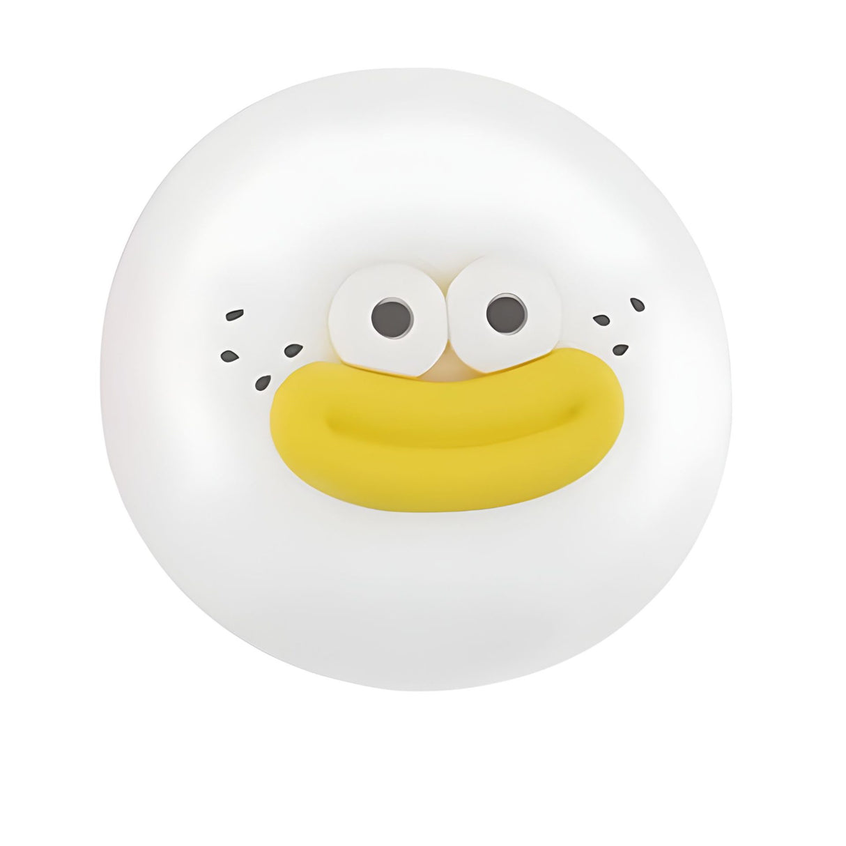 Jucarie Senzoriala Squishy, Flippy, Model Gogoasa cu Ochi Mari, 1 Bucata, Textura Ultra-Densa, Jucarie Antistres  pentru Copii si Adulti, Efect Calmant cu Revenire Lenta, 9 cm, Alb/Roz - vivimall.ro