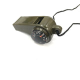 Fluier 3in1, Vivimall cu Busola si Termometru, pentru Drumetii, Negru - vivimall.ro