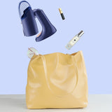 Aparat de Calcat Vertical Portabil cu Abur, Vivimall, Putere 1500W, Rezervor Detasabil de 138ml, Priza, Functie Anti Calcar si Auto Curatare, Pliabil, cu Perie, 20x10.5x8 cm, Albastru - vivimall.ro