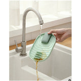 Suport Pliabil, Vivimall, pentru Capace, Linguri, Multifunctional, Plasare pe Blatul de Bucatarie, 11.5 x 18 x 2.2 cm, Albastru inchis - vivimall.ro