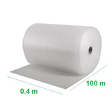 Folie cu Bule, Vivimall, 50 gr/mp, 0.4 m latime x 100 m lungime, Transparent - vivimall.ro