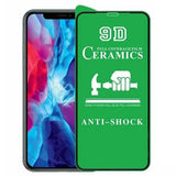 Folie de Protectie Ceramica, Flippy, Compatibila cu Apple iPhone 16, Ceramics 9D, Antisoc, Margini Negre, Transparent - vivimall.ro