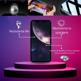 Folie de protectie Ceramica,  Flippy,  compatibila cu Apple iPhone 15 Pro Max, Transparenta HD, 9H, margini negre - vivimall.ro